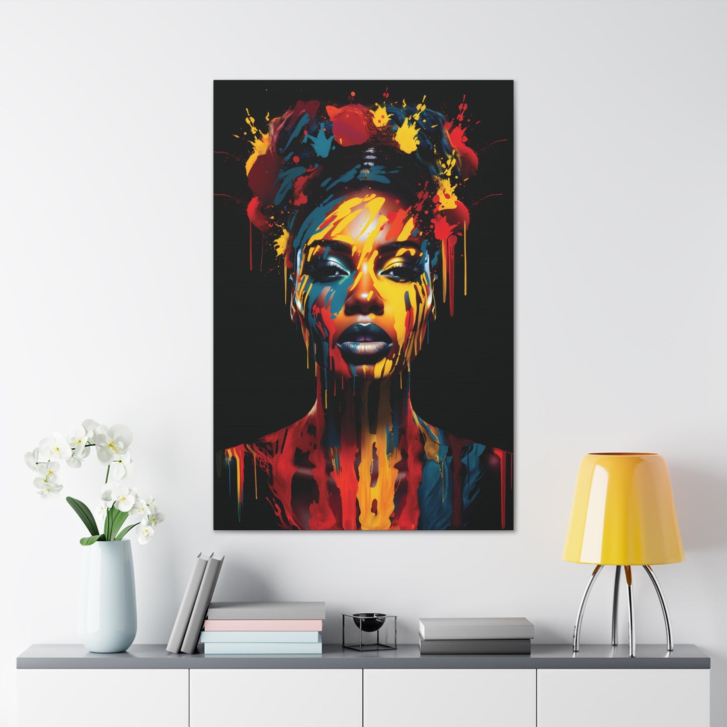 Splatter of Soul (Sanaa) - Canvas Print