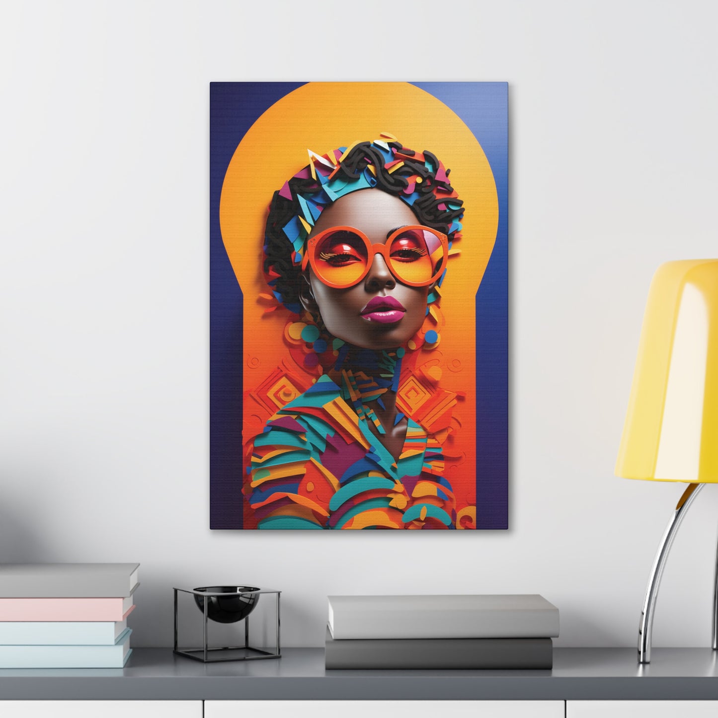 Bold Shades of Beauty (Keyana)  - Canvas Print