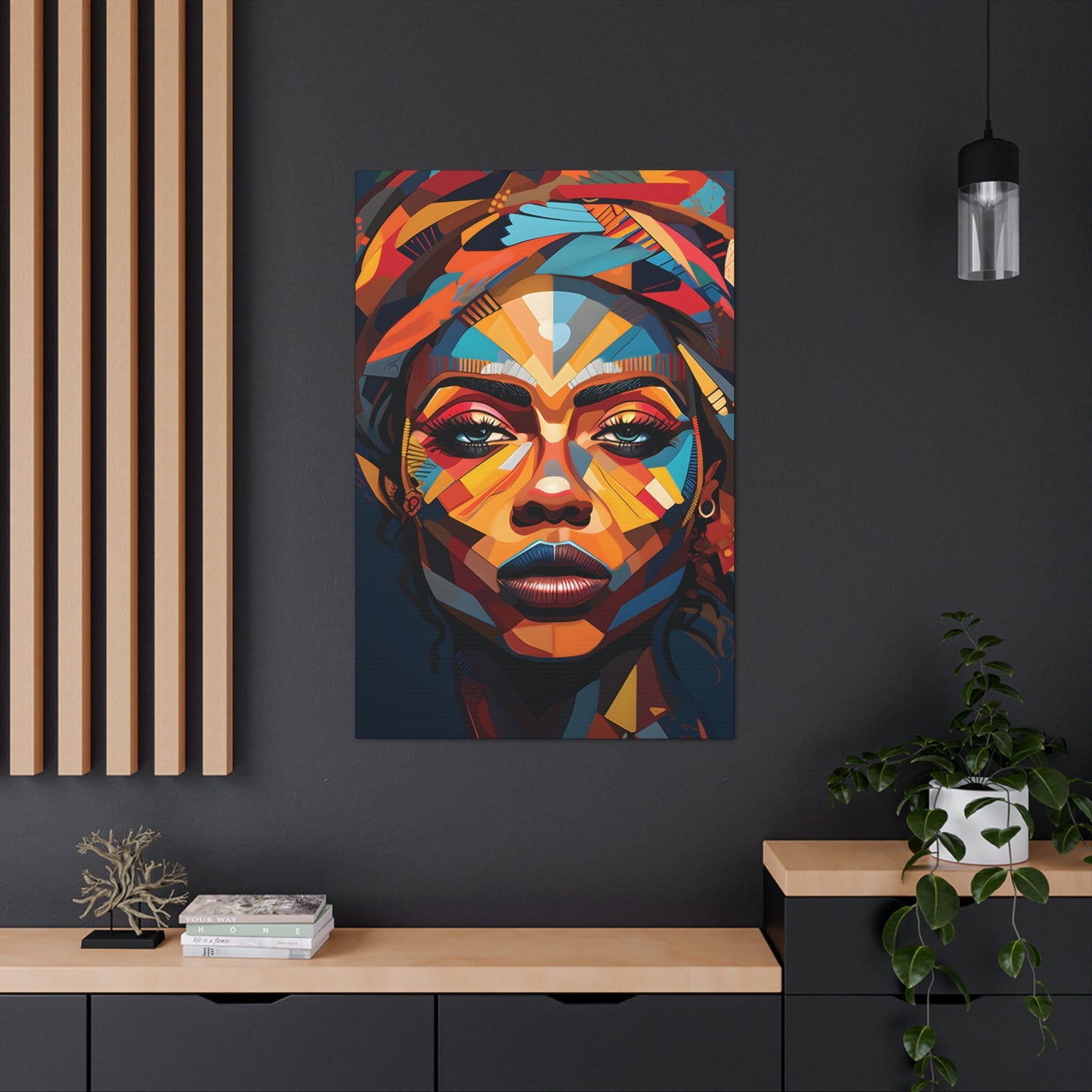 Melanated Mosaic (Nneka)  - Canvas Print