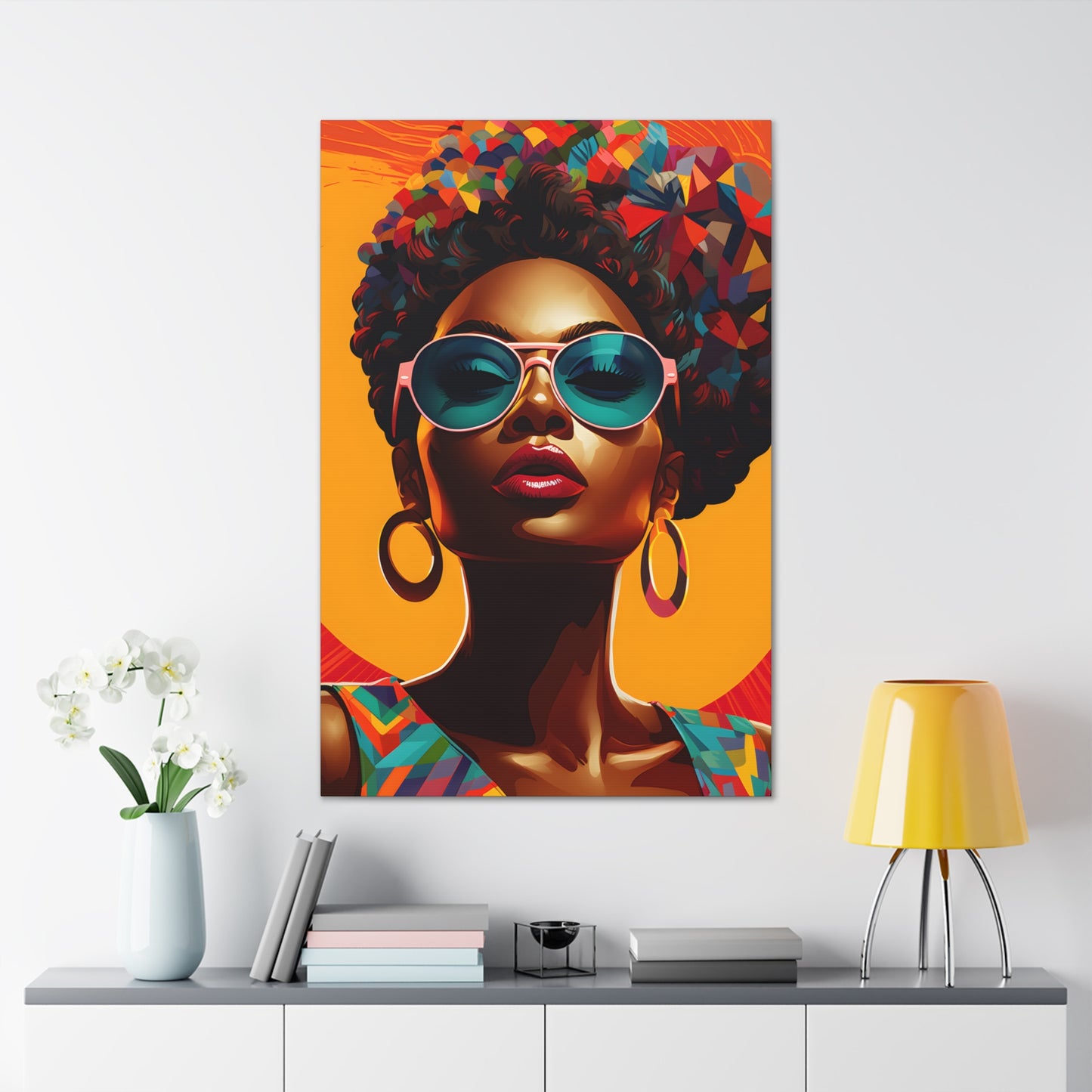 Kente Kouture (Renee) - Canvas Print