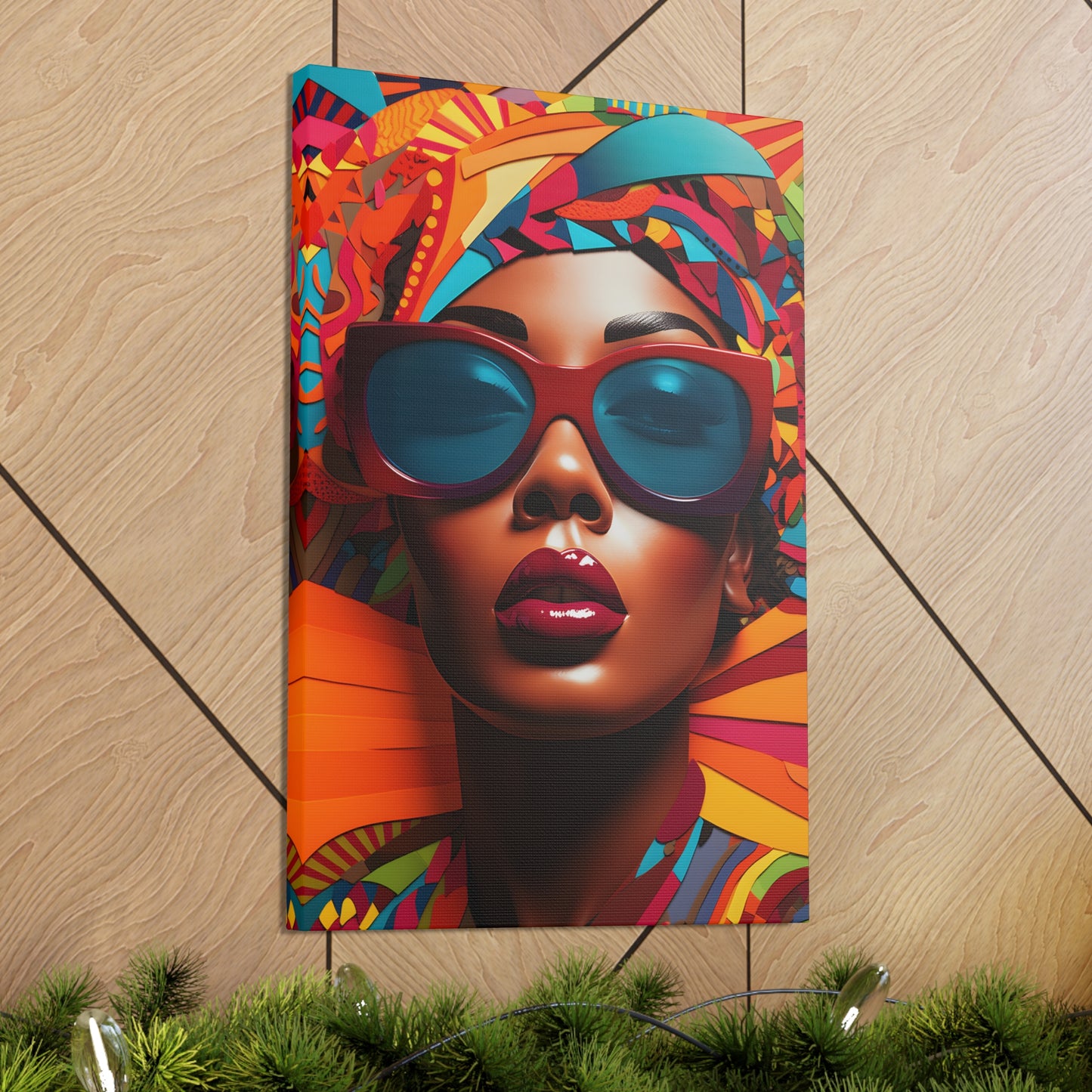 Kente Kouture (Malika) - Canvas Print