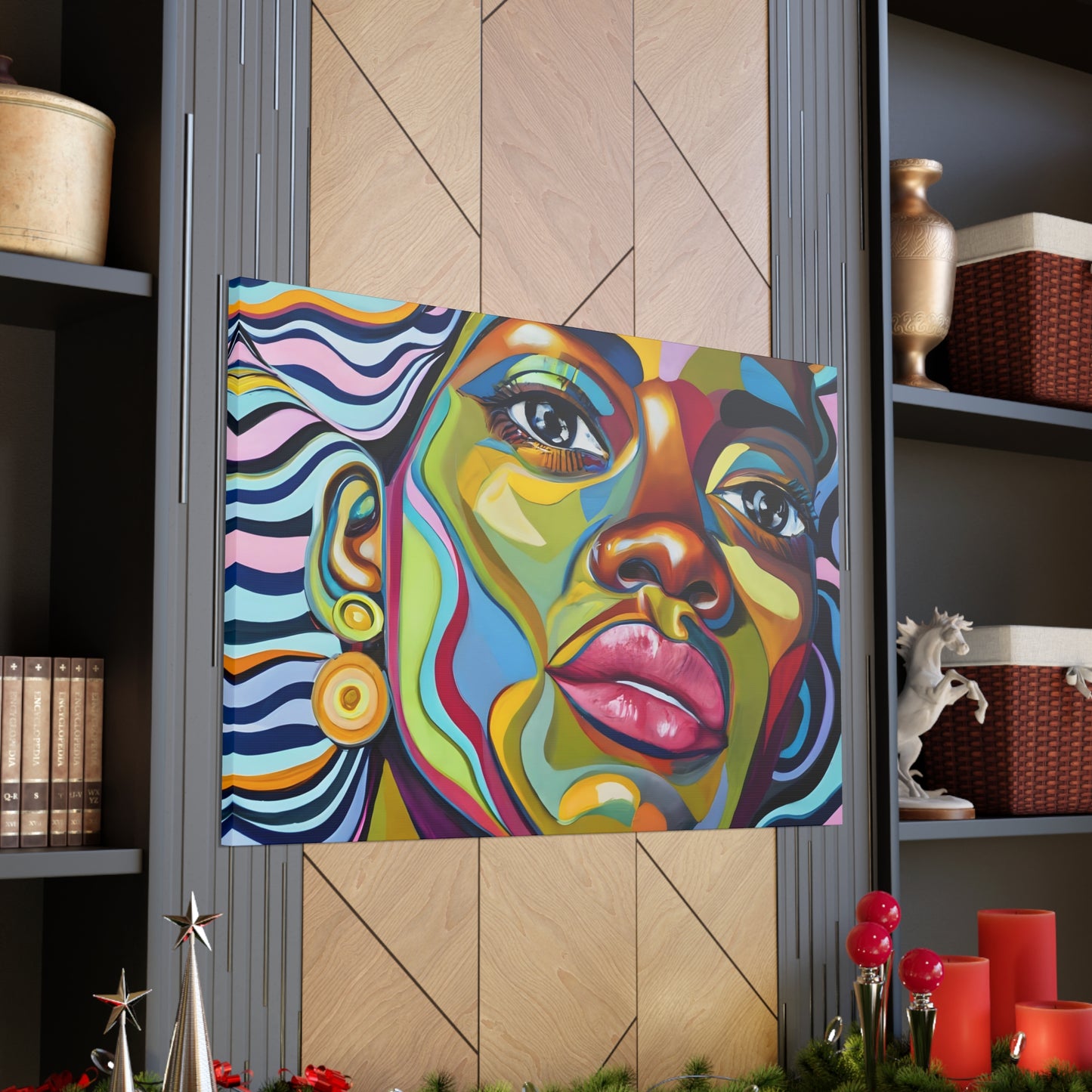 Abstract Africana (Yara) - Canvas Print