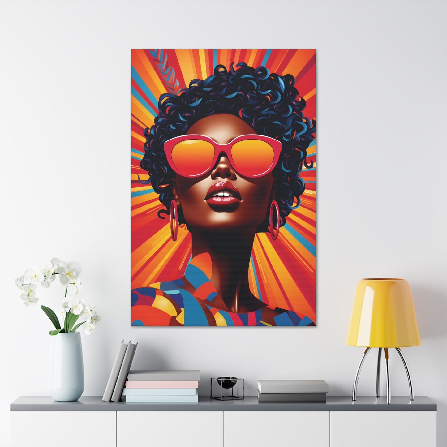 Electric Elegance (Felicia) - Canvas Print