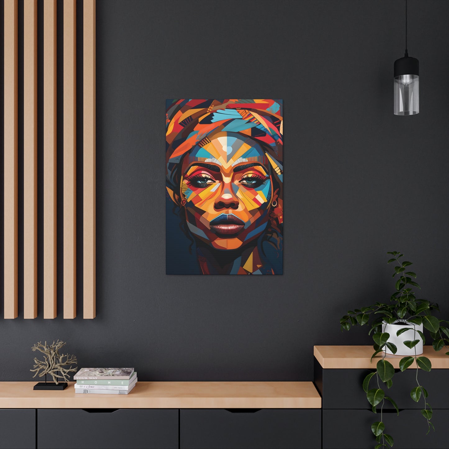 Melanated Mosaic (Nneka)  - Canvas Print