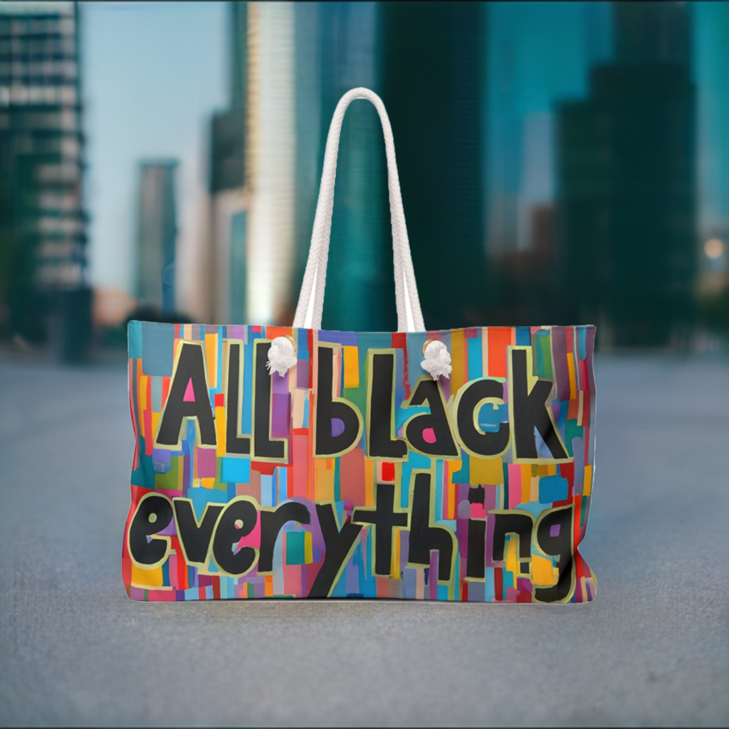 All Black Everything - Everyday Tote Bag